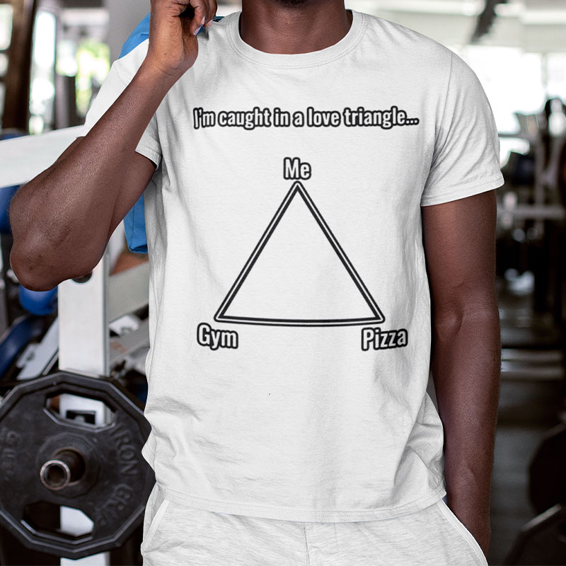 'GYM Love Triangle' T-shirt