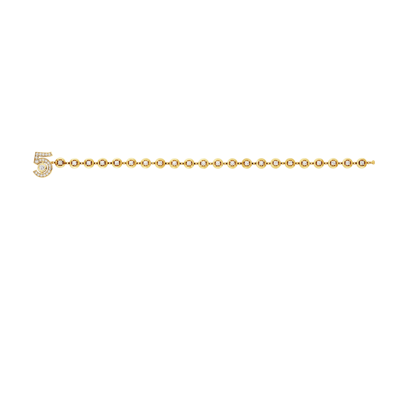 Eternal N°5 diamond line bracelet
