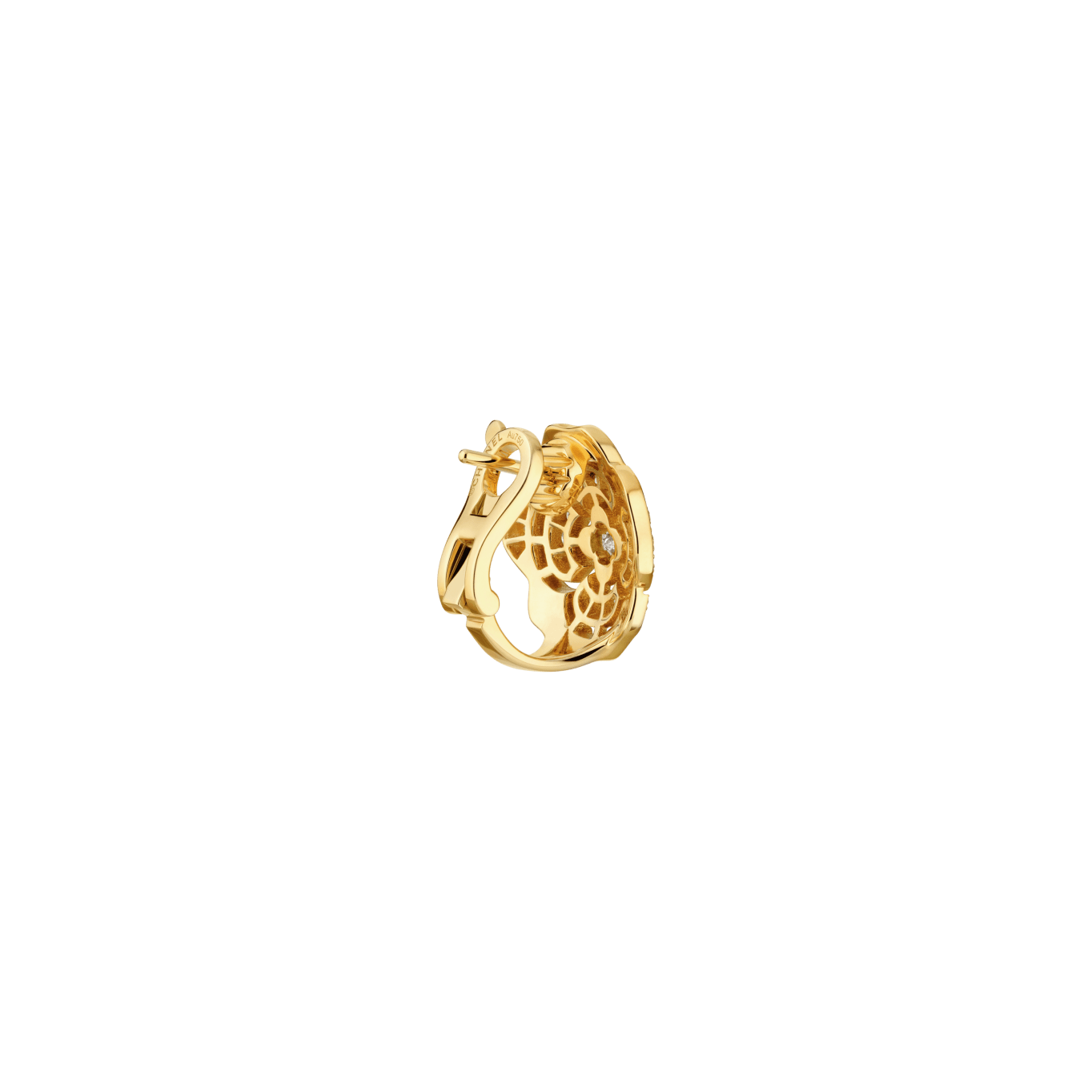 Bouton de Camélia earrings