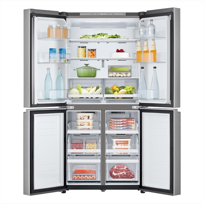 LG - Frigorifero 4 porte GMB860PYDE Classe E 530L-Argento