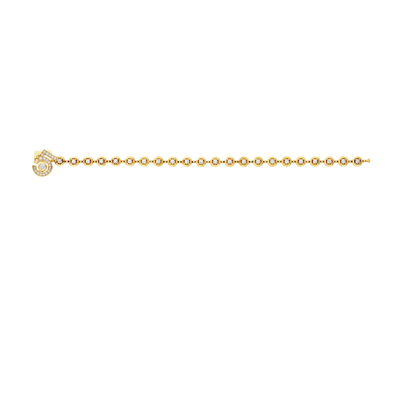 Eternal N°5 diamond line bracelet