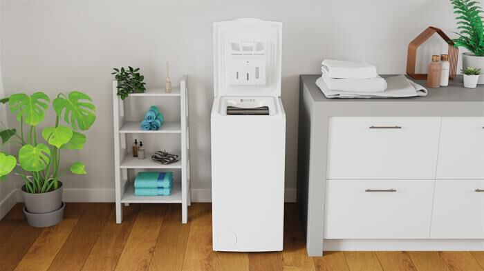 INDESIT - Lavatrice TURN&GO BTW L60400 IT 6 Kg Classe C-Bianco