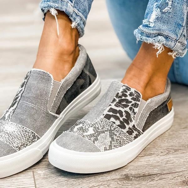 Flat set foot casual single shoes canvas shoes