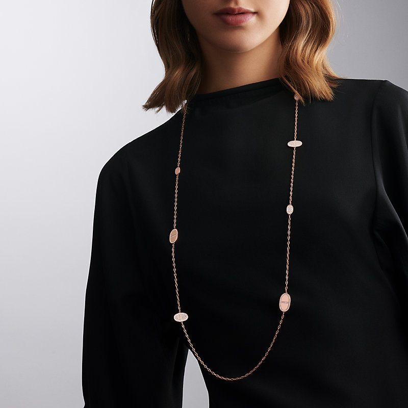 Chaine d'ancre Contour long necklace
