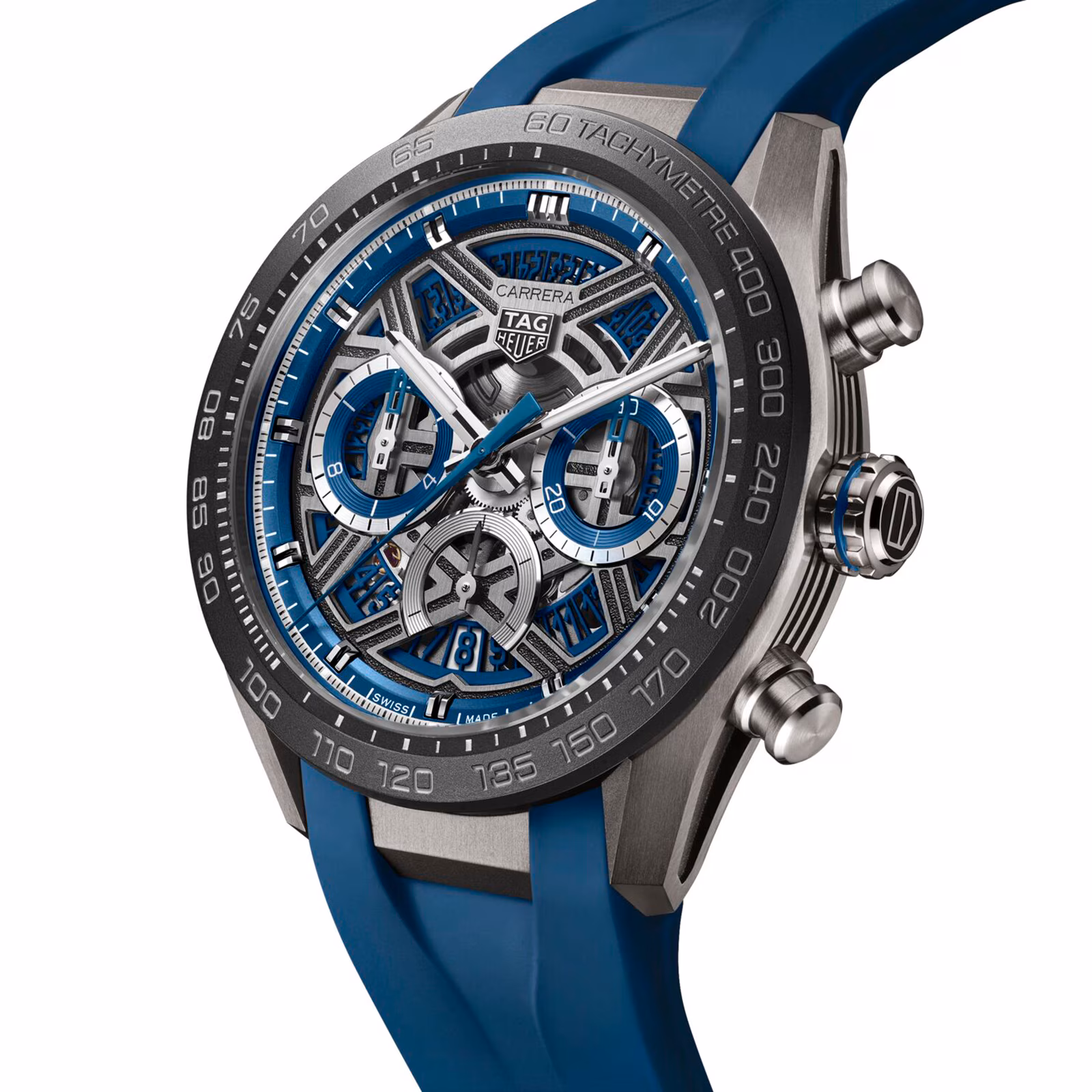 【7A Quality】TAG Heuer Carrera Chronograph Extreme Sport 44mm Mens Watch Blue CBU2081.FT6274