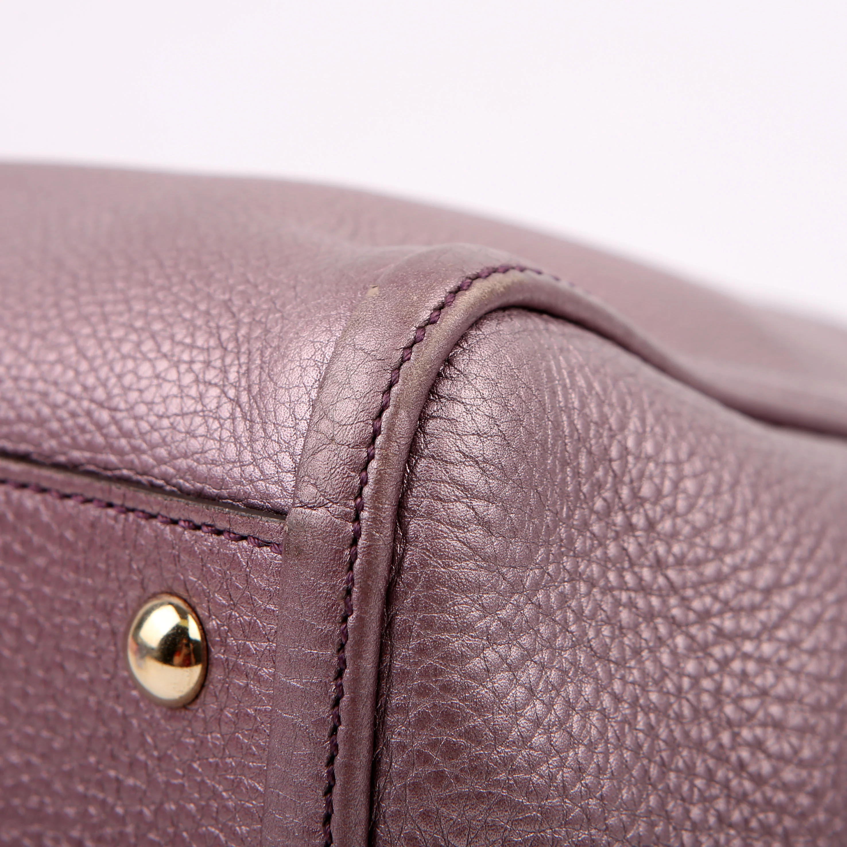 336751 Soho Leather Shoulder Purple