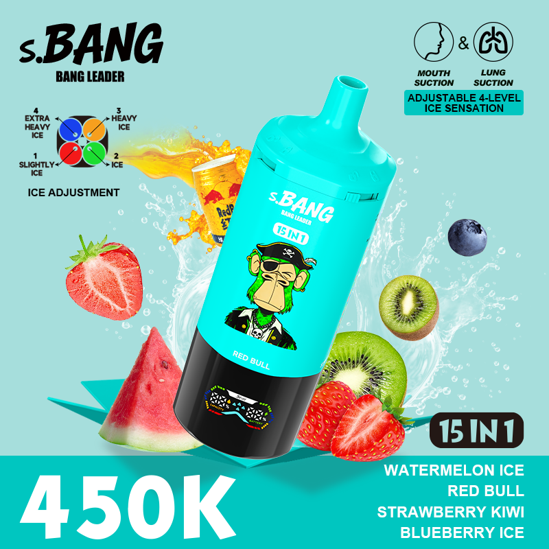 Bang 450K Tiri 15-in-1 Sigaretta Elettronica | 15 Gusti, Ricaricabile