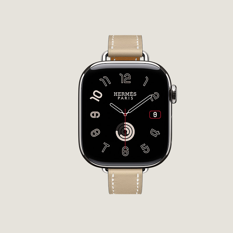 Series 11 case & Band Apple Watch Hermès Single Tour 42 mm Attelage