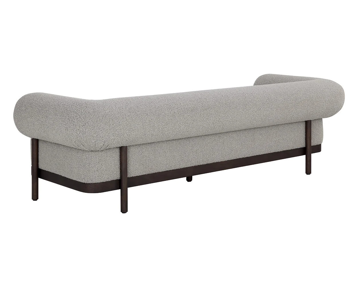Bromley Sofa – Voluminous Grey Couch with Wide Armrests