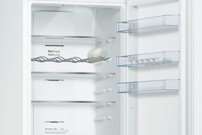BOSCH - Frigorifero Combinato KGN39VWEQ Classe E 203x60 cm-Bianco
