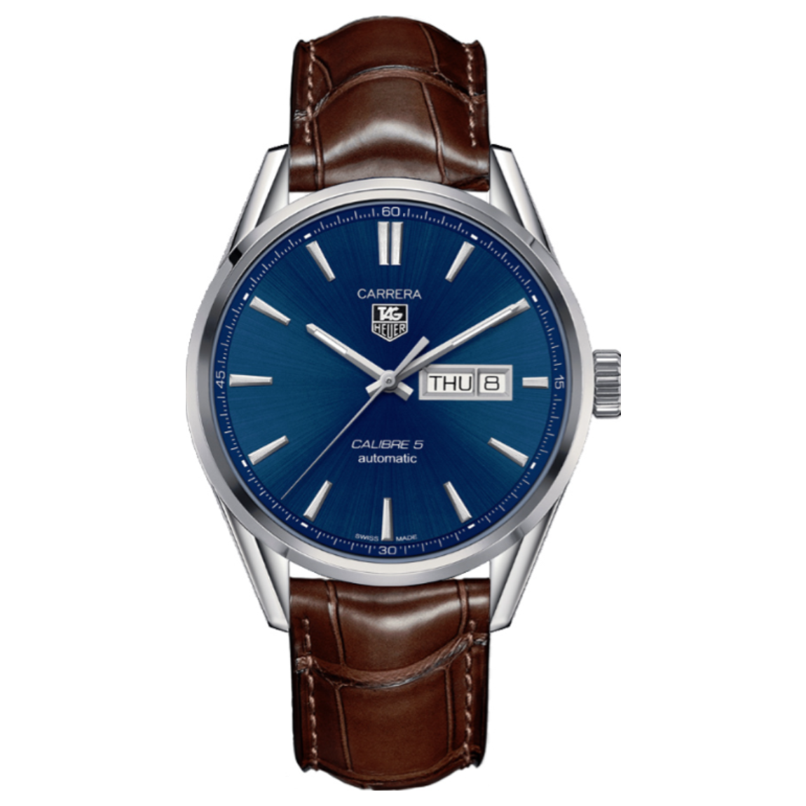 Tag Heuer Carrera Calibre 5 Day Date Blue Dial WAR201E.FC6291 41mm
