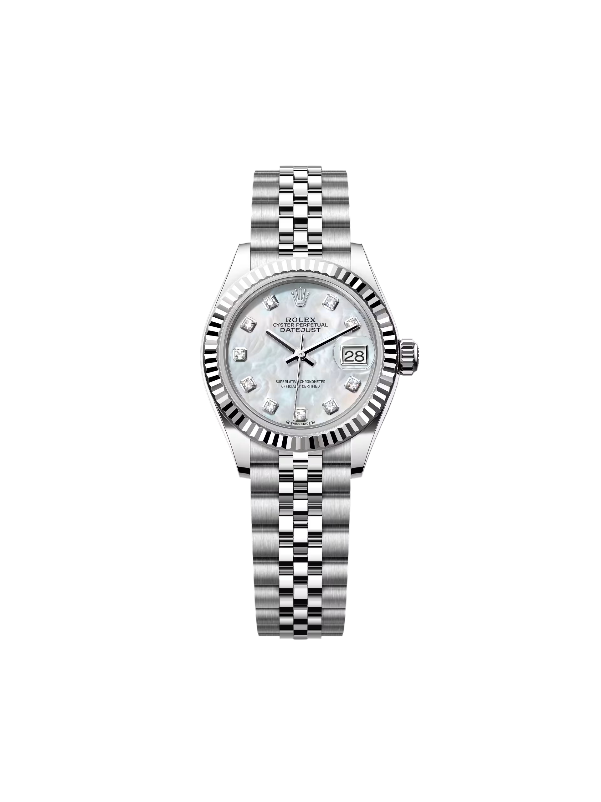 RLX Lady-Datejust 31mm 279174 Mother Of Pearl Diamond Dial Oyster Bracelet