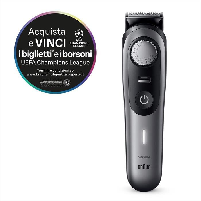 BRAUN - Regolabarba BT9420-NERO/GRIGIO