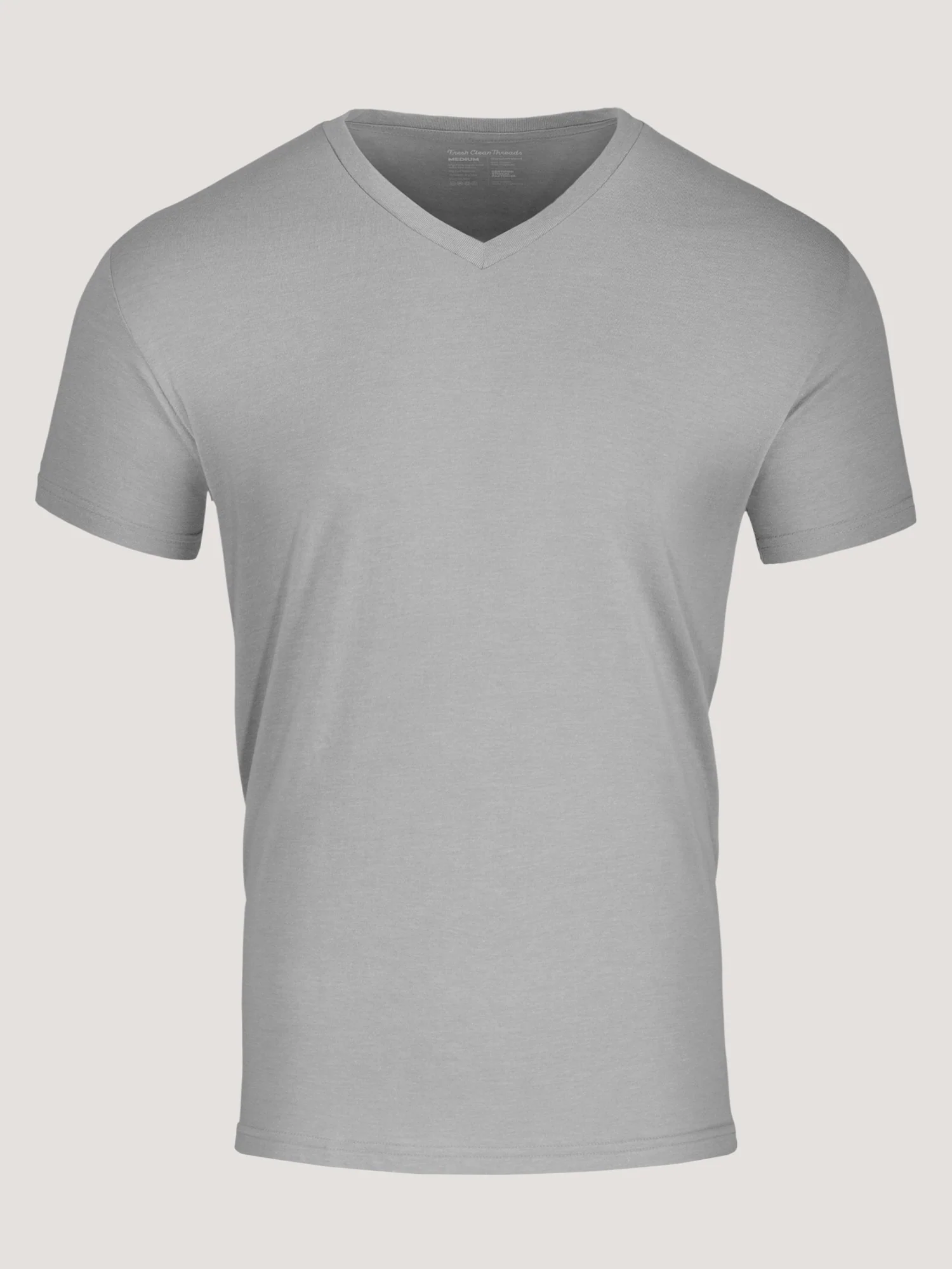 Pebble Grey V-Neck