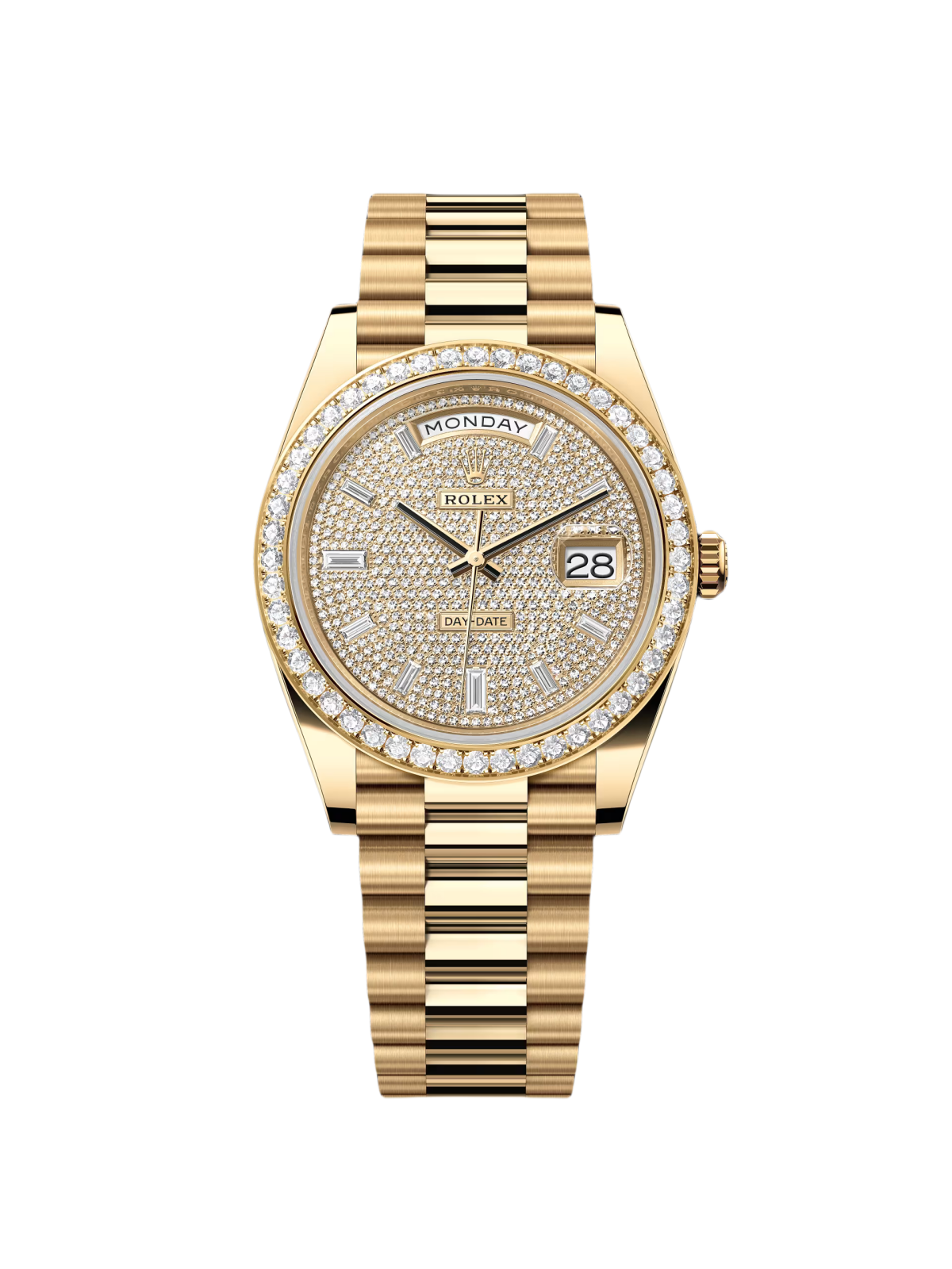 RLX Day-Date 40mm Diamond Dial Watch 228348RBR-0037