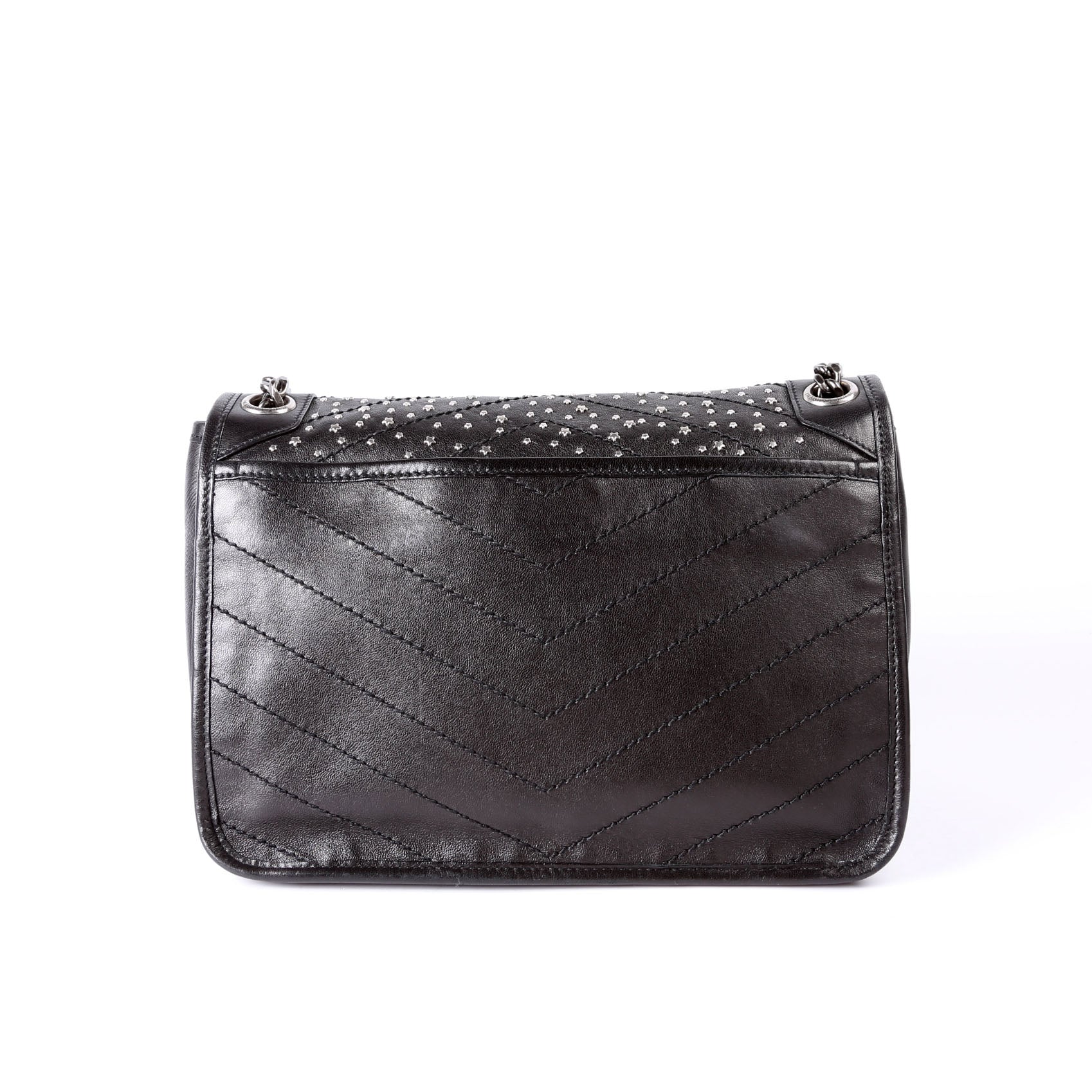 Niki Medium Stardust Studded Black/Silver