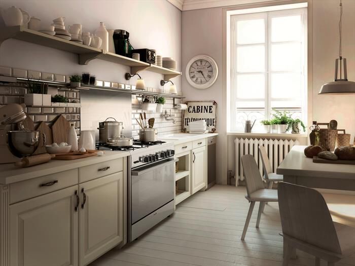 GLEM GAS - Cucina a gas UN965MI Classe A-INOX