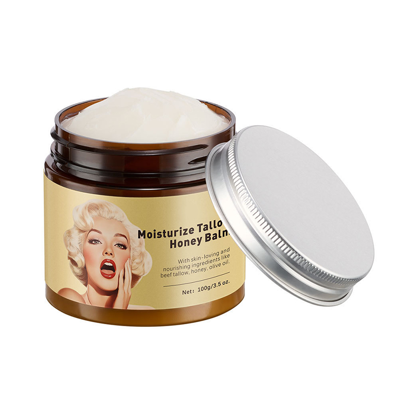 OEM LOGO Natural Organic Face Body Whipped Beef Moisturize Tallow Honey Balm for All Skin Types