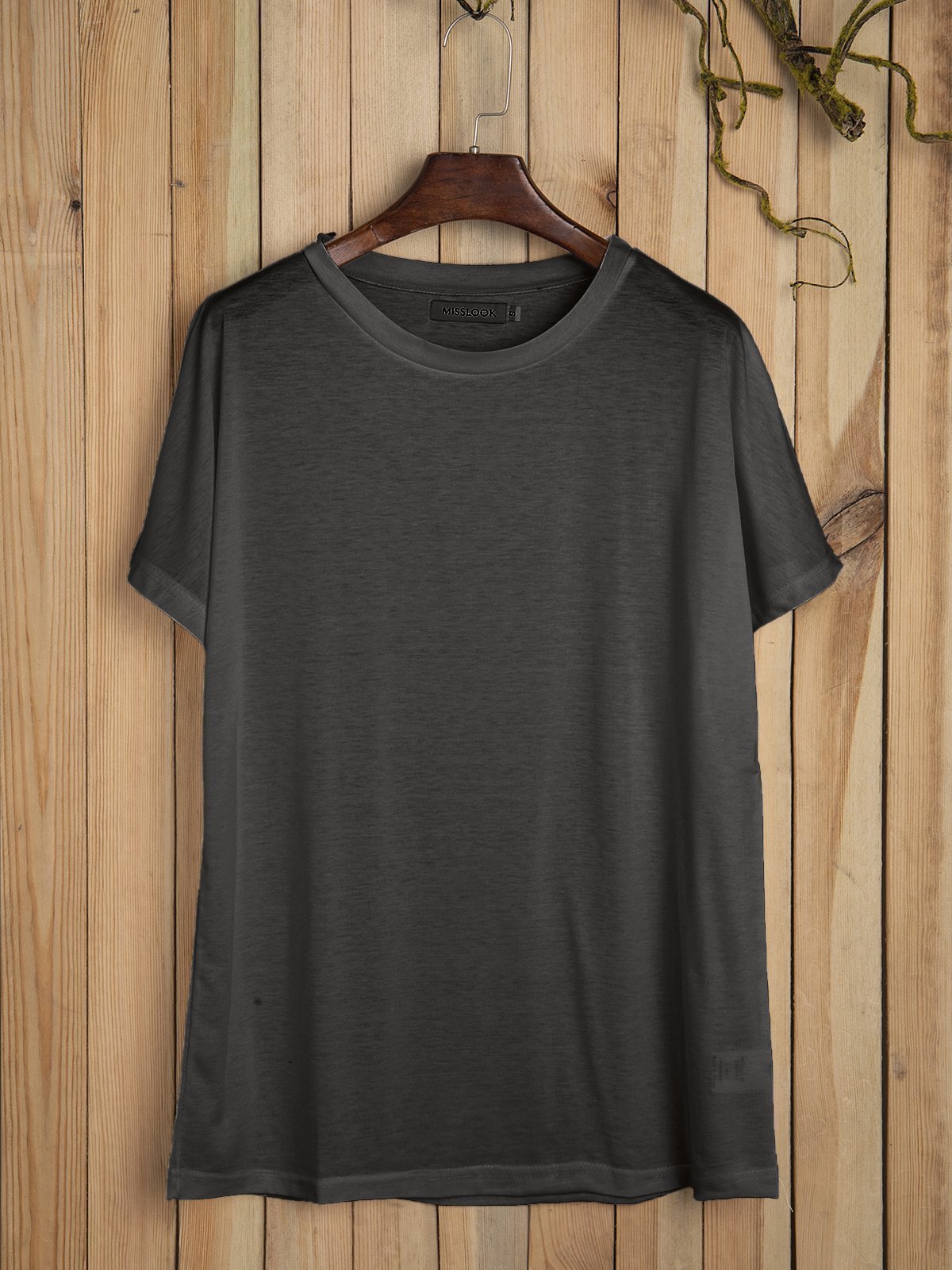 Casual Solid Shirts & Tops