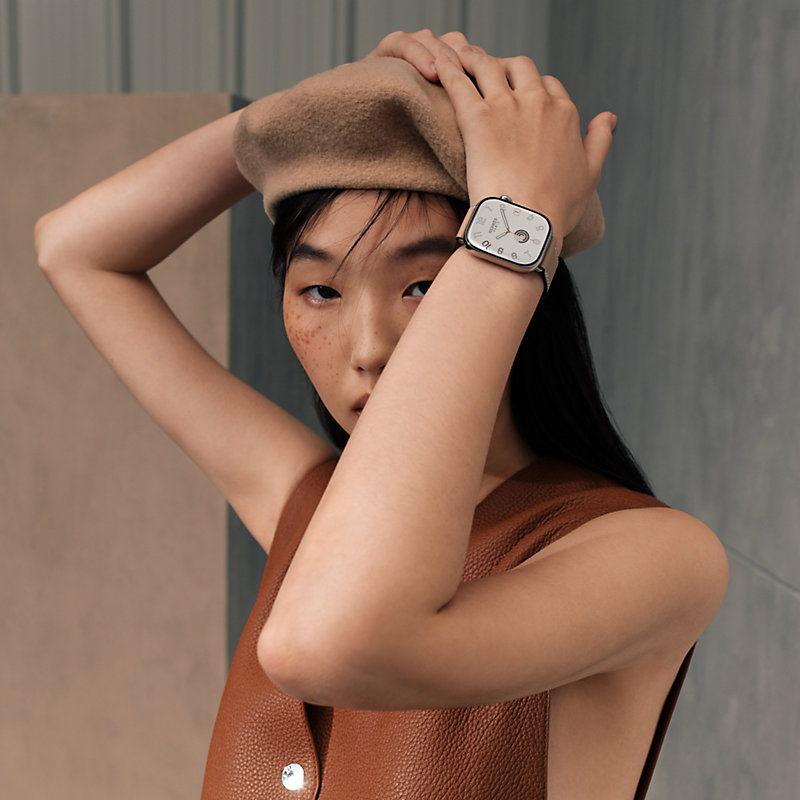 Series 11 case & Band Apple Watch Hermès Single Tour 42 mm