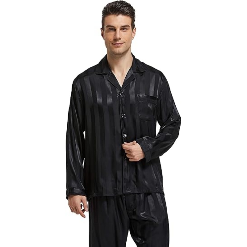Classic Satin Pajama Set for Men