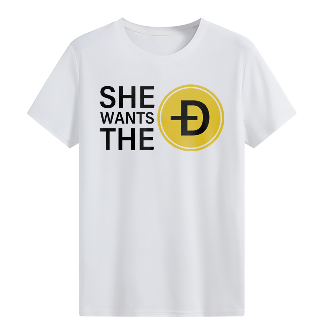 She Wants The Dogecoin T-shirt