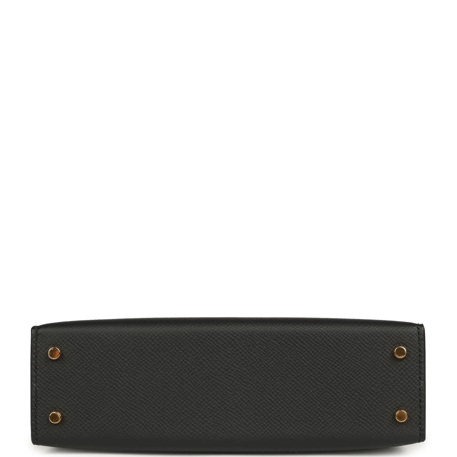 Hermes Kelly Sellier 20 Black Epsom Gold Hardware