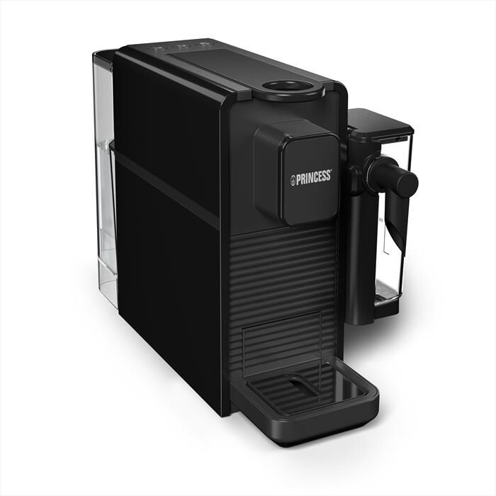 PRINCESS - MACCHINA CAFFÈ CAPSULE NESPRESSO E LATTE PRO-Nero / Plastica
