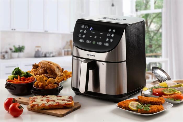 ARIETE - Friggitrice ad aria 4628-acciaio inossidabile
