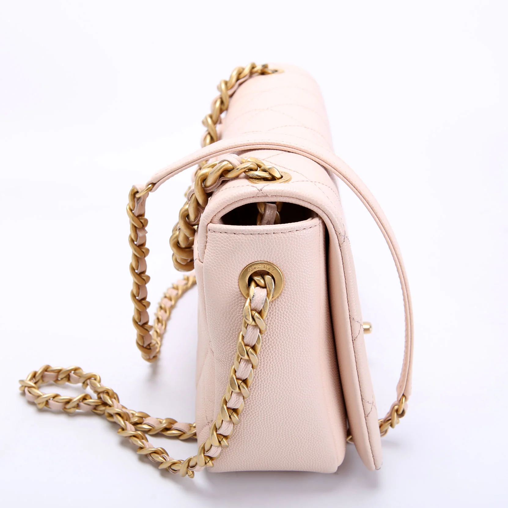 CHANEL Fashion Therapy Flap Bag Caviar 30M Pink