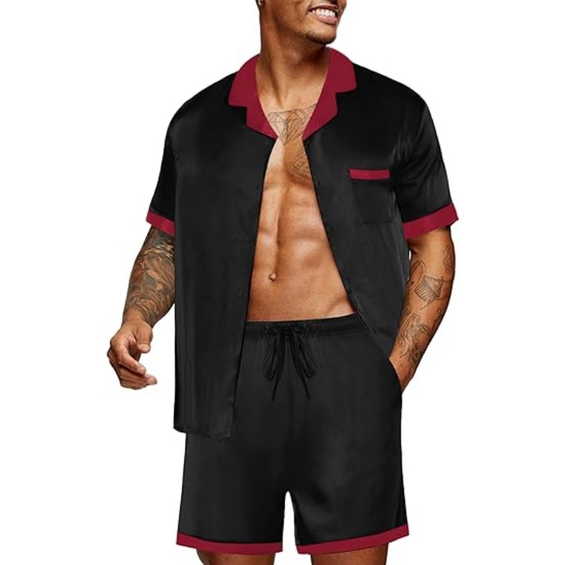 Men Satin Silk Pajamas