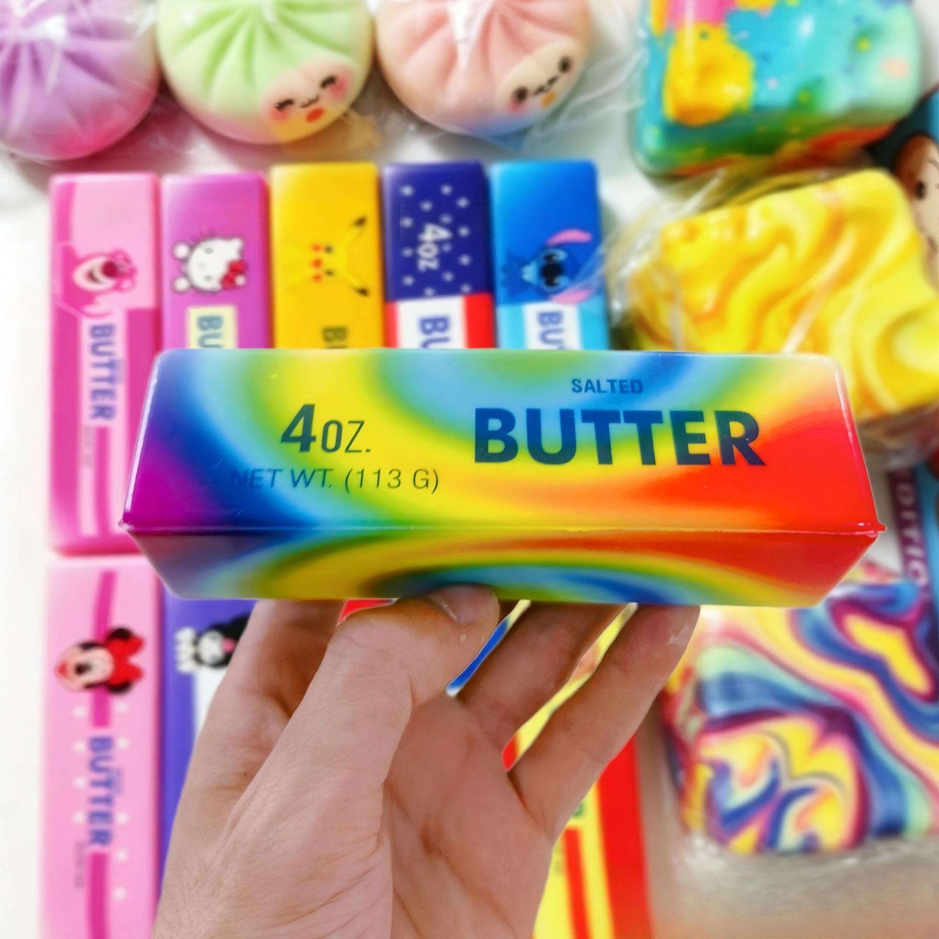 Butter Bar Slow Rising Squishy | Soft Stress Relief Fidget Toy