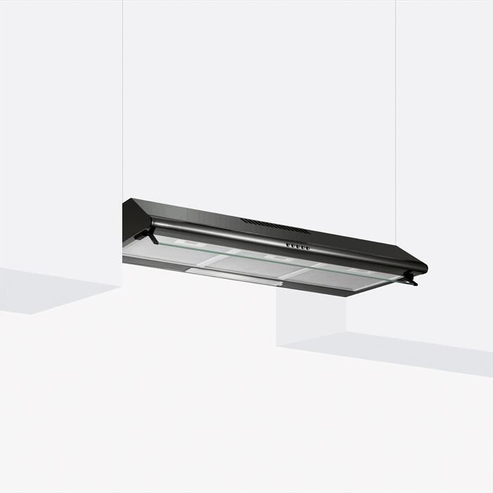 GLEM GAS - Cappa integrata a scomparsa GHC931BK-Nero