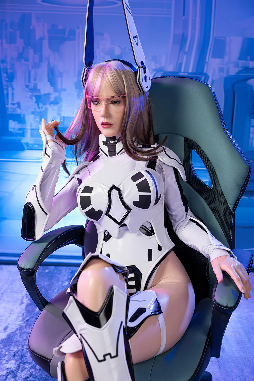 EU Stock - 2025 Latest Version RIDMII Tenar Unique Design Silicone Head AI Talking Realistic Robot Sex Doll Head Only