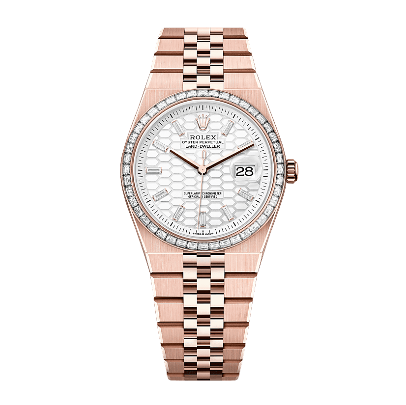 Land-Dweller 36 Everose gold and diamonds - United Luxury