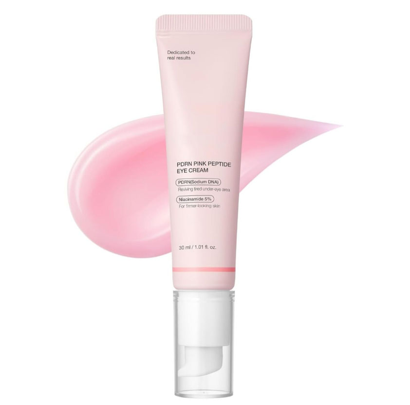 Y Korean Salmon DNA PDRN Pink Peptide Eye Serum Cream with Niacinamide 99% Retinol Fine Lines Uneven Skin Tone Korean Skin Care