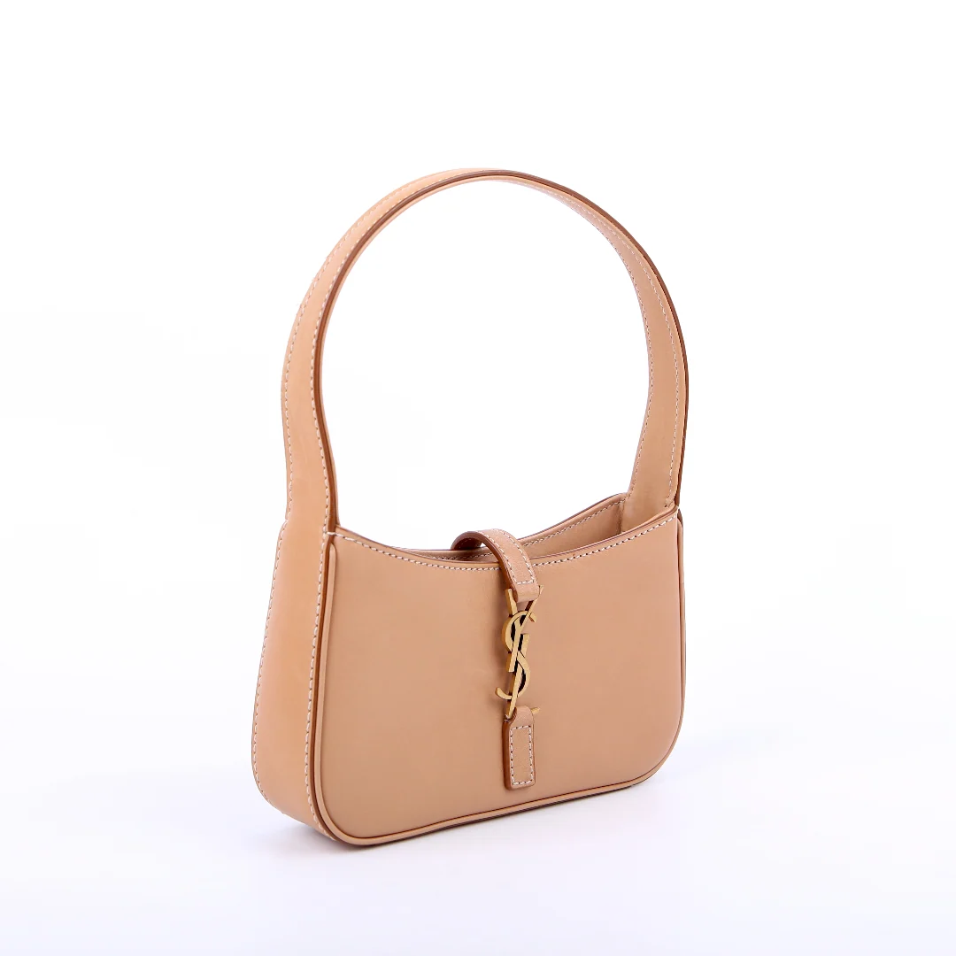 SAINT LAURENT 710318 Le 5 A 7 Mini Hobo Tan