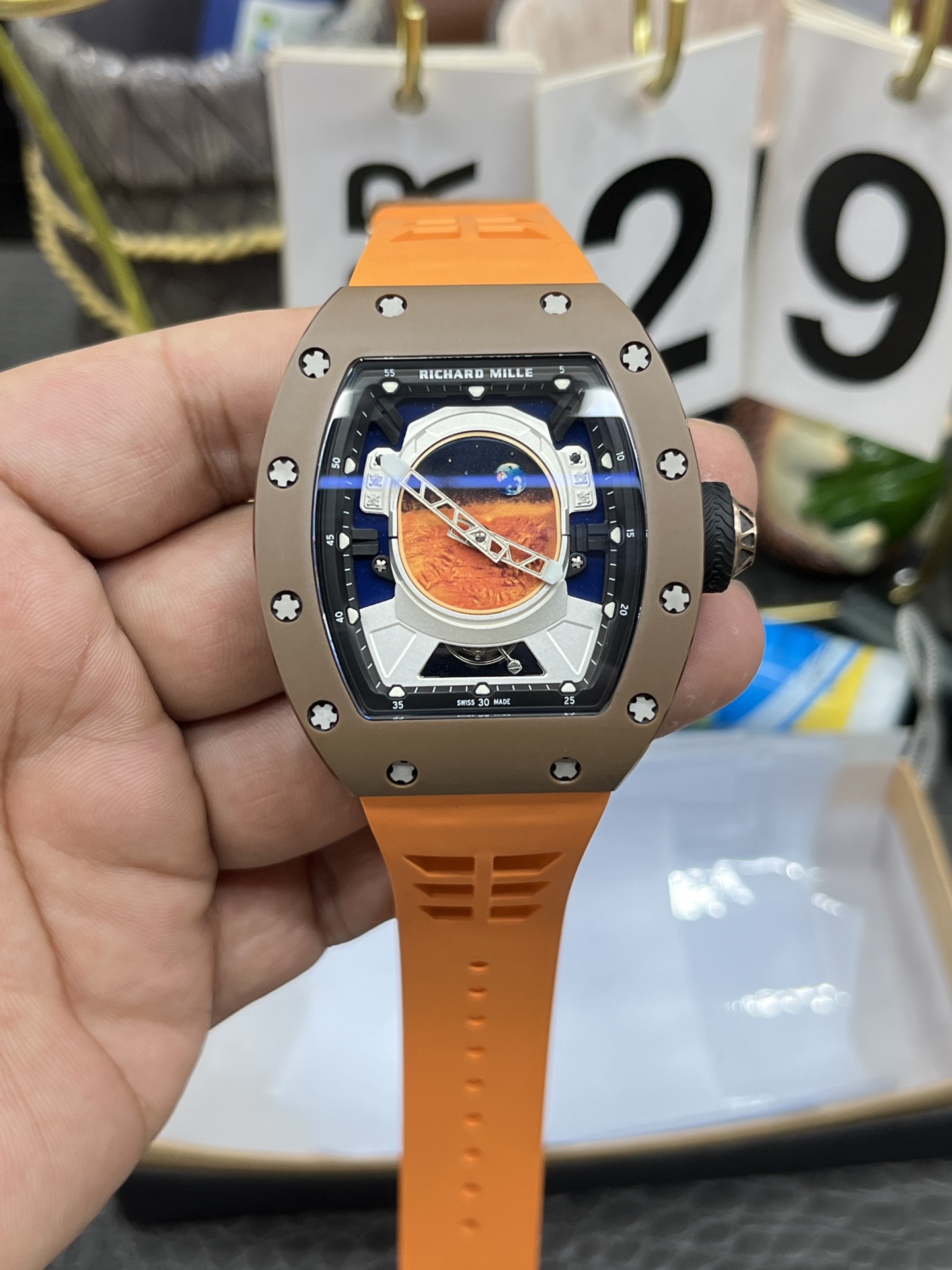 【7A Quality】Replica Richard Mille RM52-05 Mars Mission Swiss Tourbillon Watch