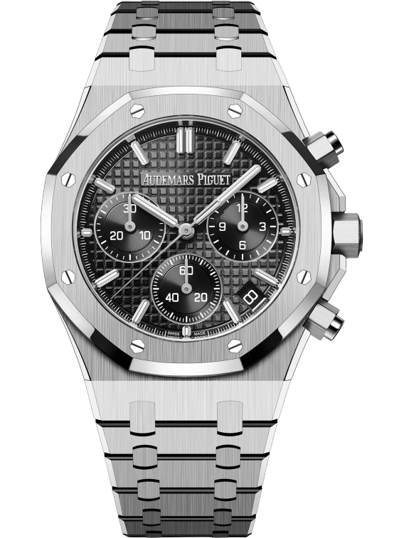 AUDEMARS PIGUET ROYAL OAK Black Dial CHRONOGRAPH 41mm