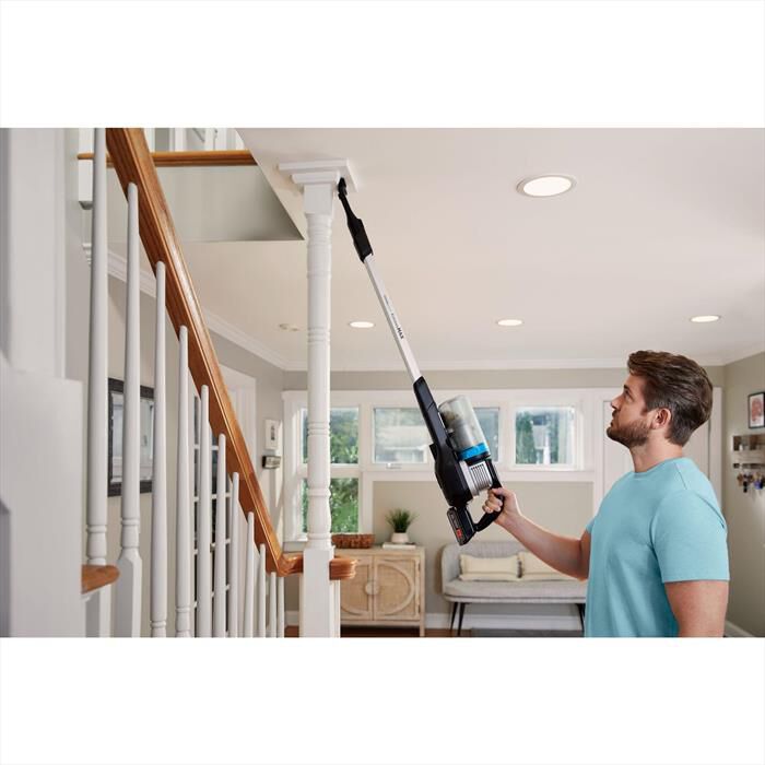 BLACK & DECKER - Scopa elettrica BHFEB520D1-TITANIUM/BLU