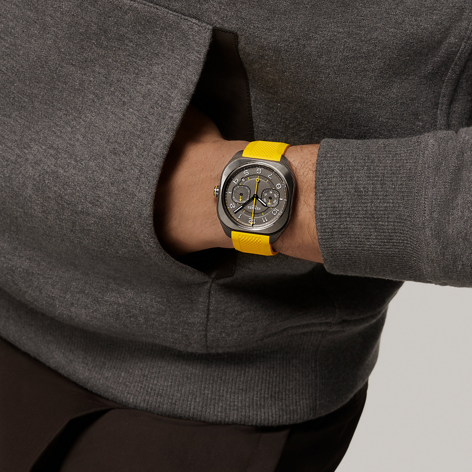 Hermès H08 Chronographe watch, 45 mm