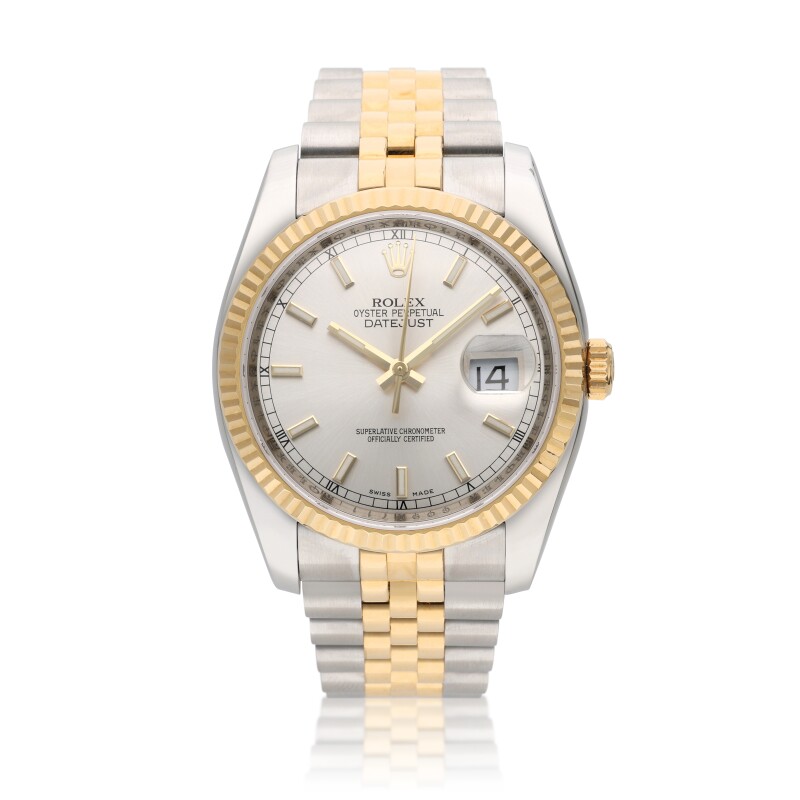Rolex Datejust 41mm Two-Tone Yellow Gold Fluted