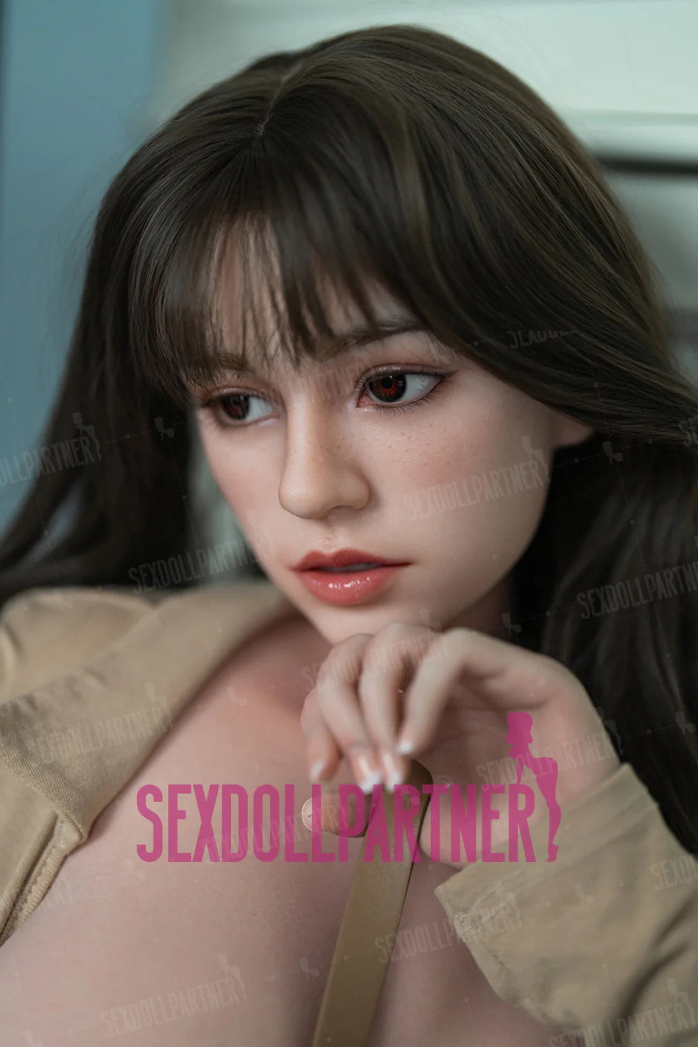 US Stock - Ireland Plus 5ft25/ 160cm M8ROS Head TPE Real-life Blonde Big Boobs Adult Sex Doll