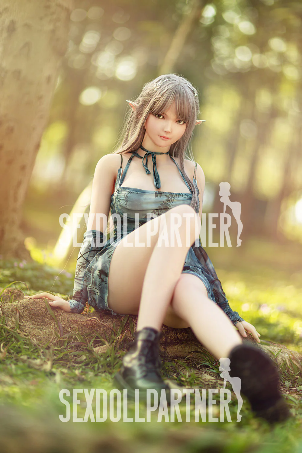 US Stock - RIDMII Aggie Unique Design 5ft34/ 163cm Silicone Head ELF Hentai Sex Doll
