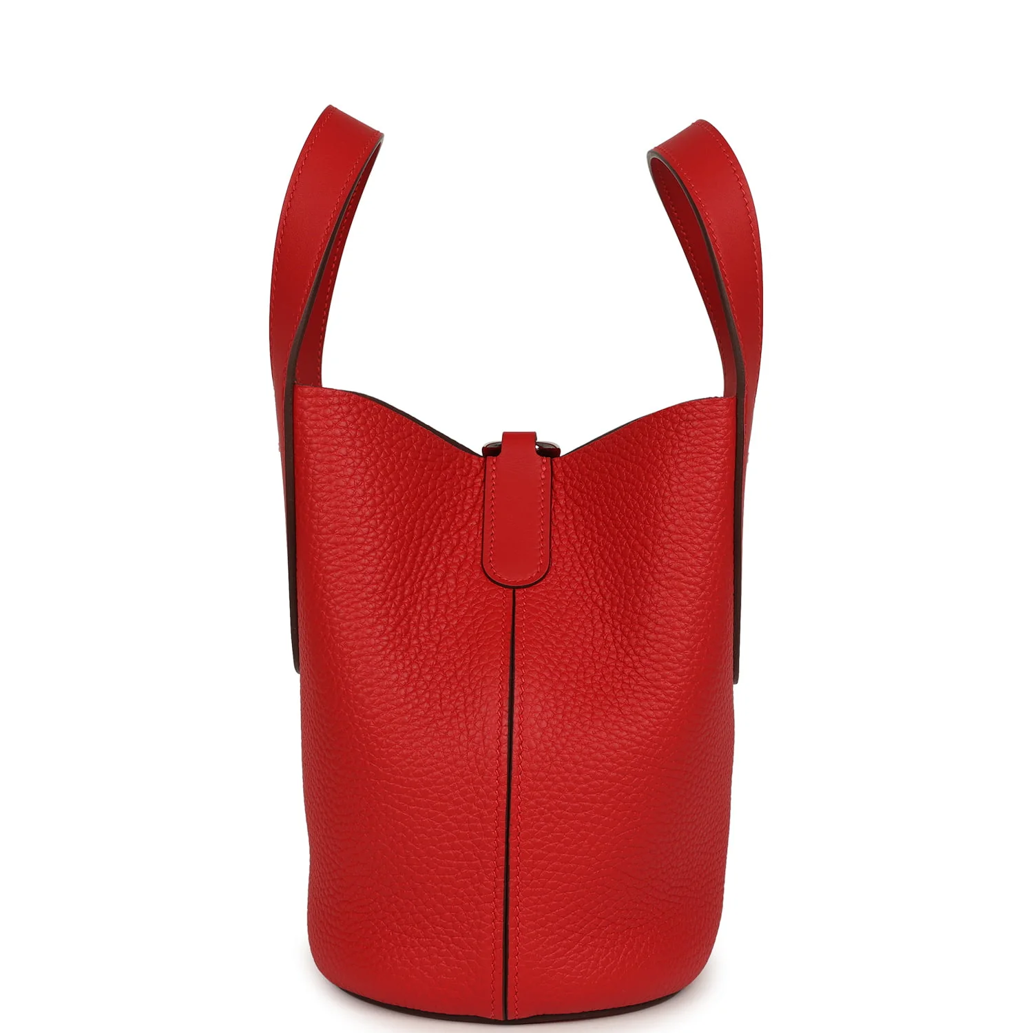 Hermes In-The-Loop 18 Rouge Radieux Clemence and Swift Palladium Hardware