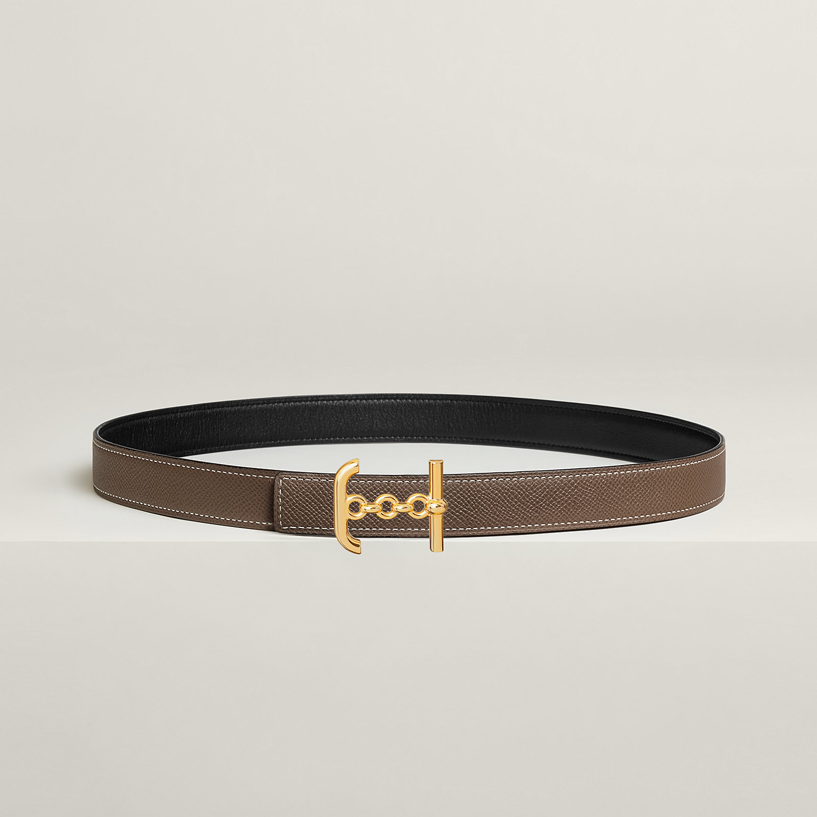 Ancre Marin belt buckle & Reversible leather strap 24 mm
