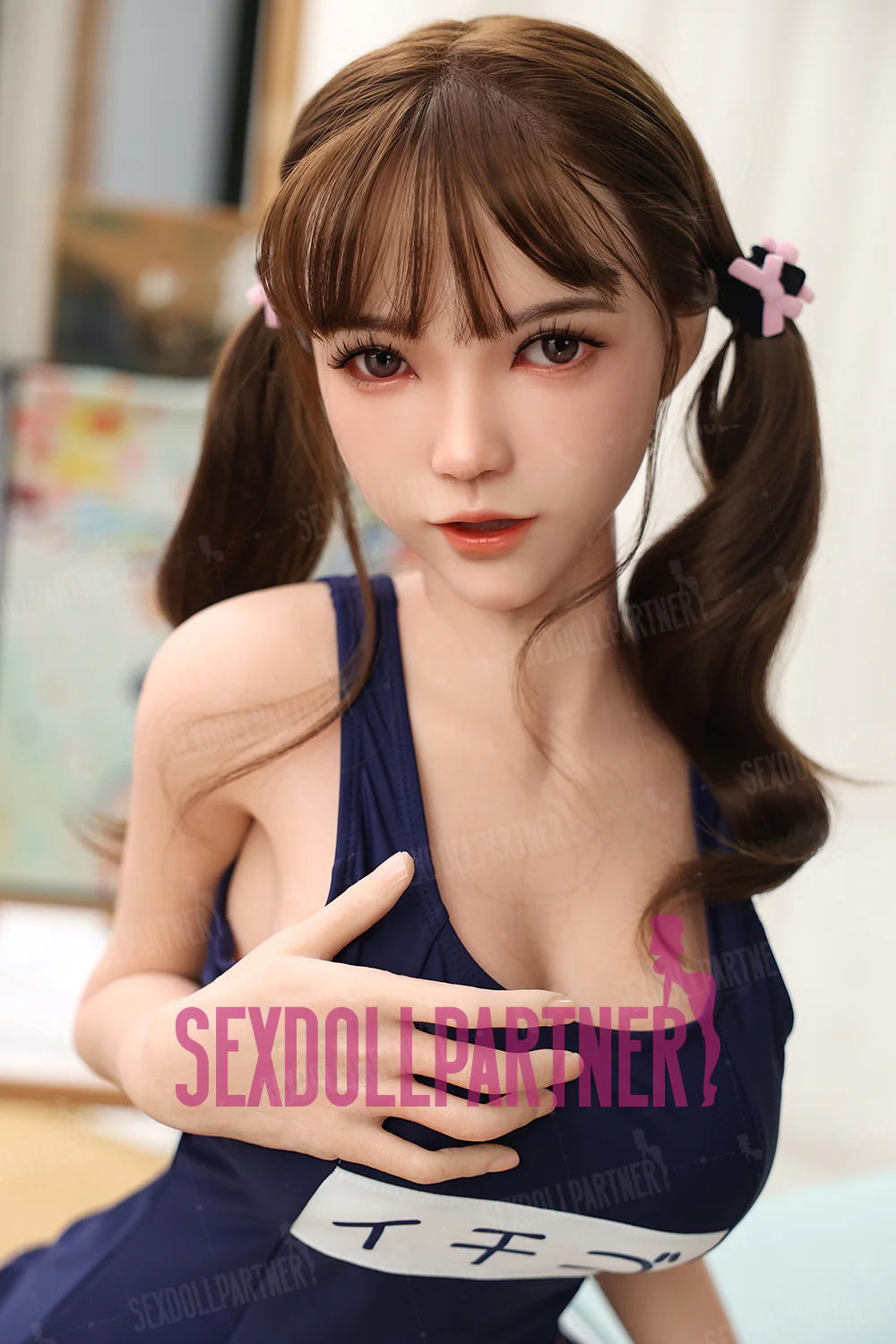 US Stock - Luneth 4.92ft/ 150cm #K170 ROS Head Full Silicone Medium Tits Lightweight Real-life  Blowjob Sex Doll