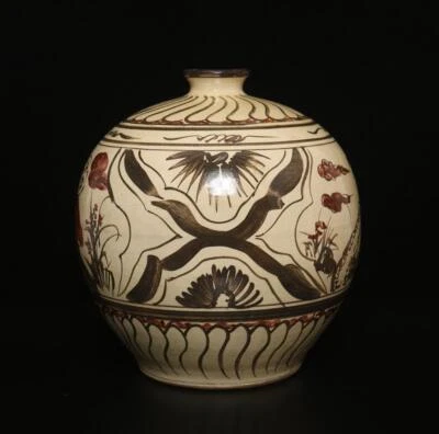 27CM Old Chinese Cizhou Yao Cizhou Kiln Pot