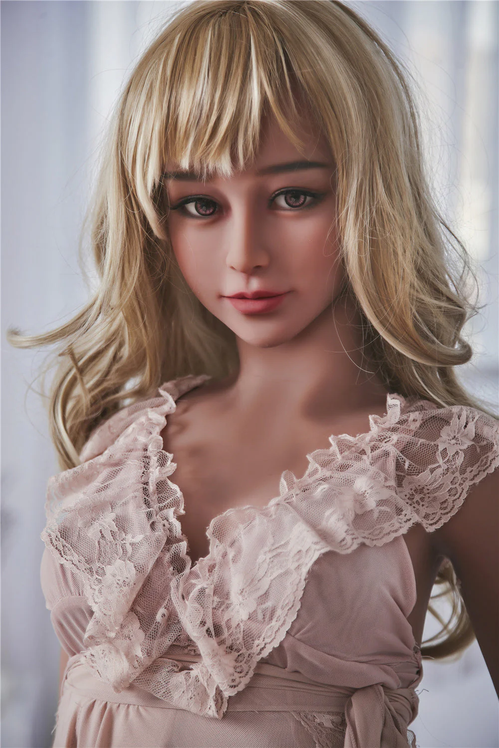 US Stock - Irontechdoll Mandy 5ft08 / 155cm #58 Head TPE Asian Blonde Adult Sex Doll