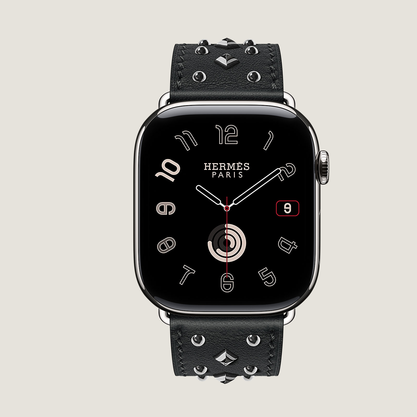 Series 11 case & Band Apple Watch Hermès Single Tour 46 mm Clou Medor Rock